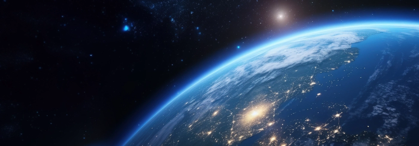 Earth and sun