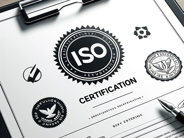 ISO certification documents