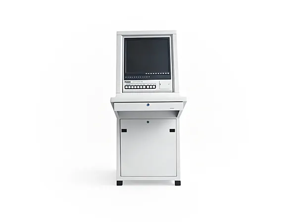 Fire control room graphic display unit on a white background