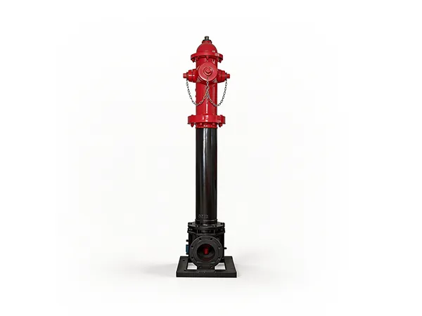 Fire hydrant equipment on white background