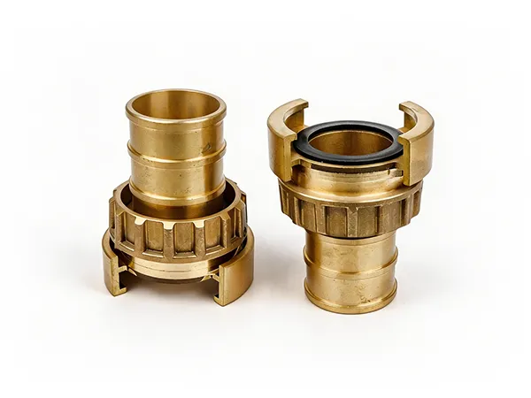 Fire protection accessories on white background