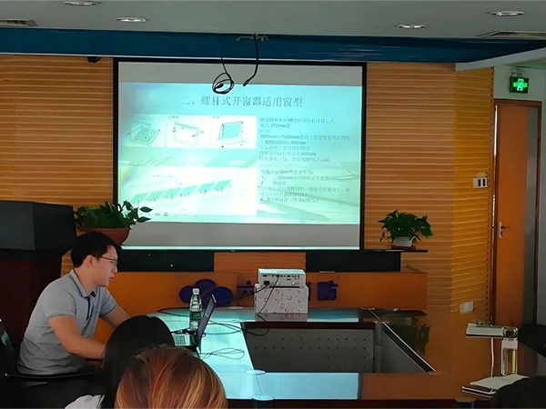 Fire protection product training session