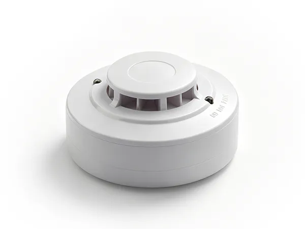 Heat detector on white background