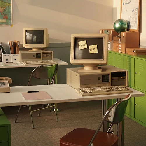 Office environment in 2002