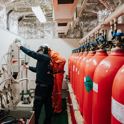 Marine fire protection equipment