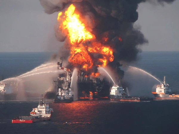 Vessel on fire / firefighting on vessel