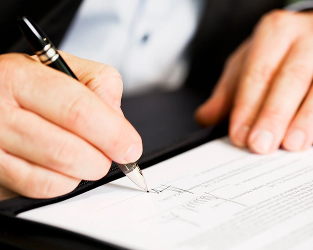 Signing documents