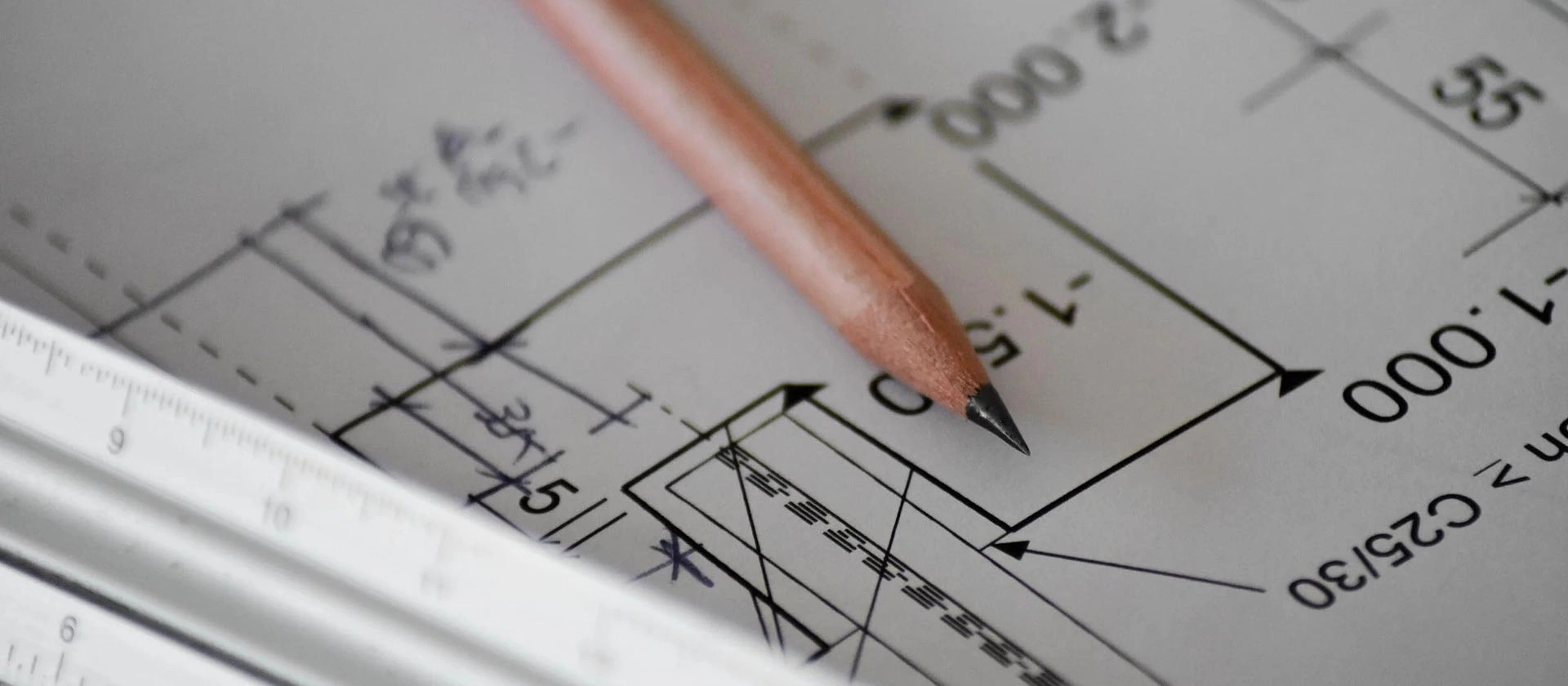 Pencil and design drawings