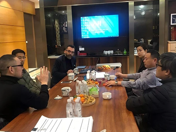 Customer visit reception