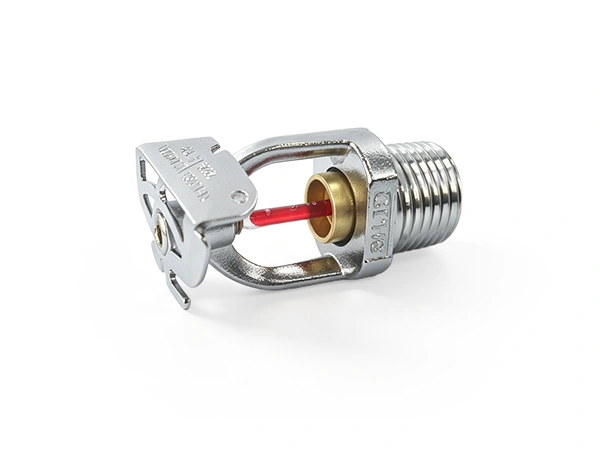 Sidewall fire sprinkler on white background