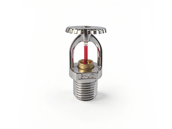 Upright & pendent fire sprinkler on white background