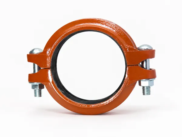 Flexible coupling on white background