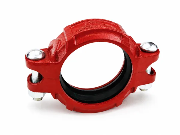 Flexible coupling on white background