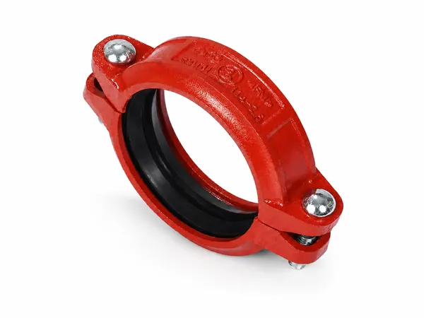 Flexible coupling on white background